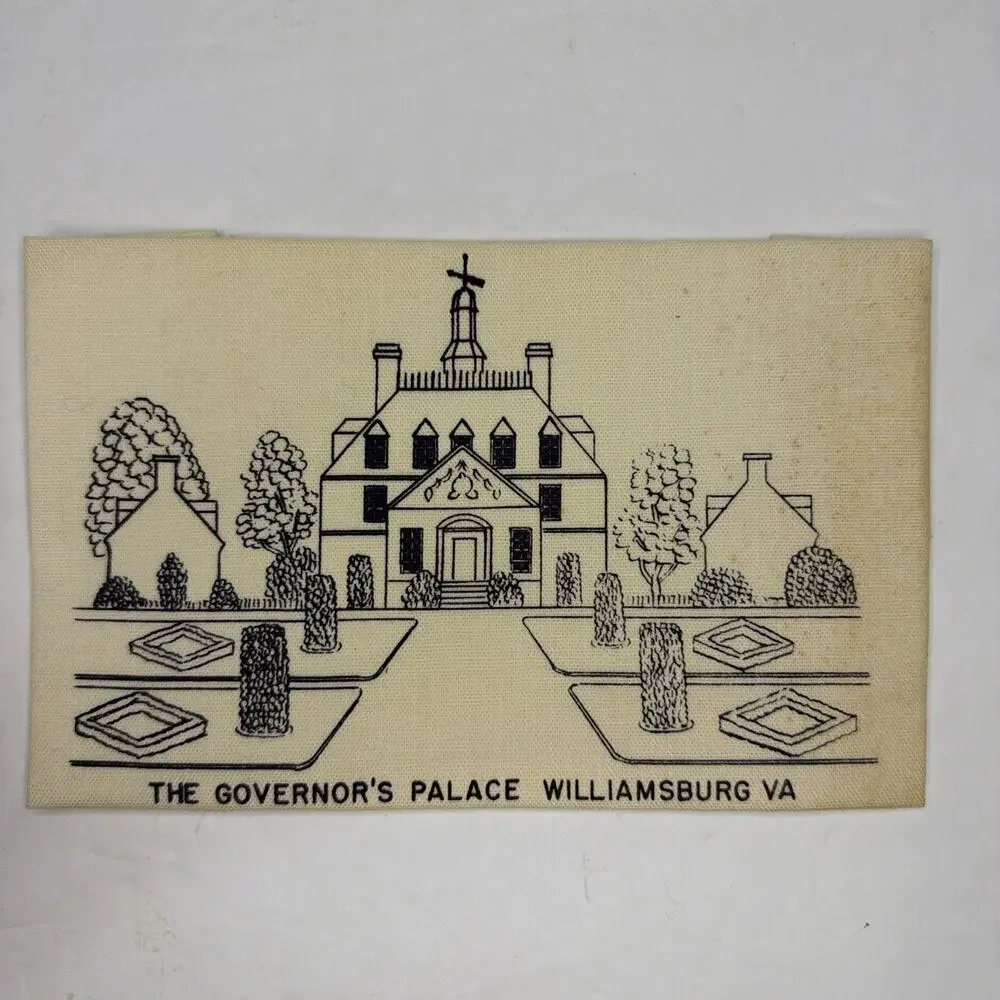 Governor's Palace Colonial Williamsburg VA Crewel Kit New Open Retro 1976